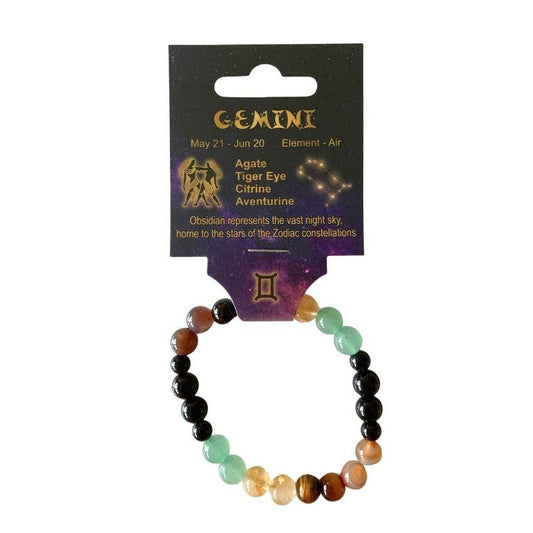 Gemini | Crystal Healing Bracelet for Zodiac Energy