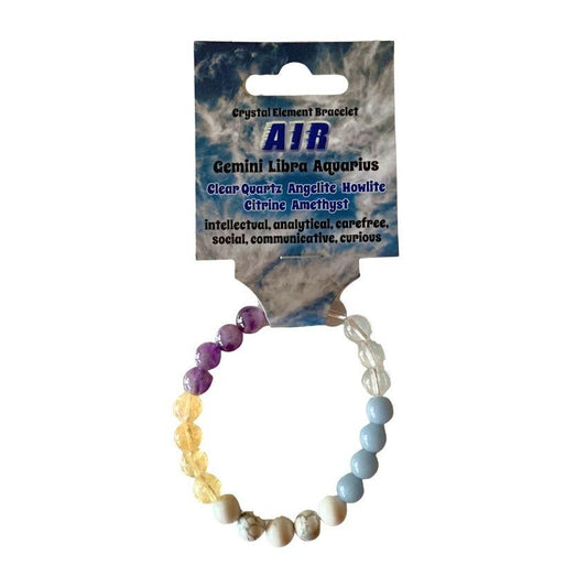 Air | Crystal Healing Bracelet for Harmony