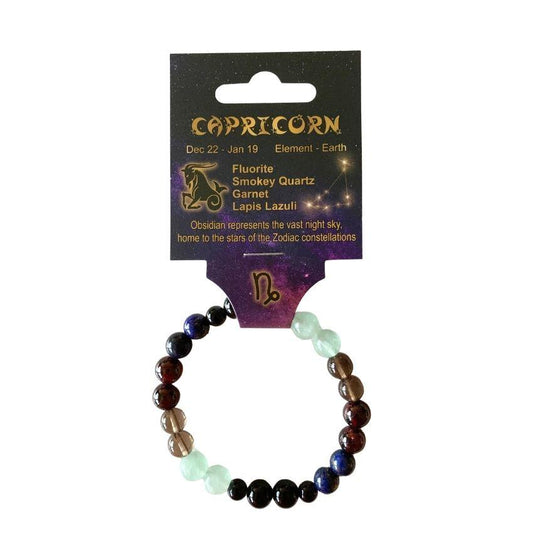 Capricorn | Crystal Healing Bracelet for Zodiac Energy