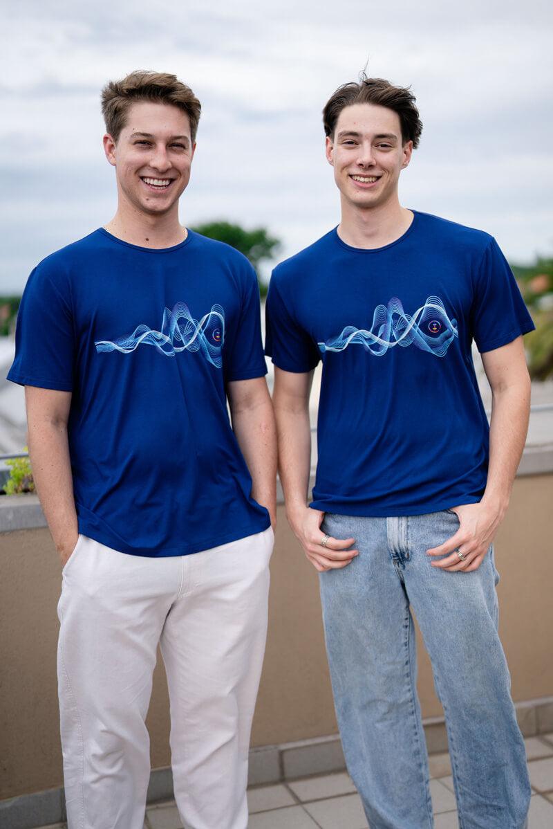 Dark blue 852 Hz Frequency Activewear T-Shirt