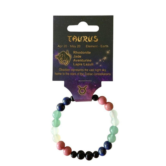 Taurus | Crystal Healing Bracelet for Zodiac Energy