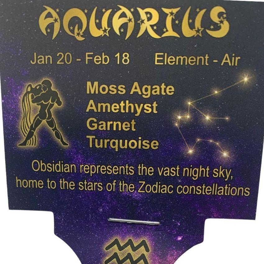 Aquarius | Crystal Healing Bracelet for Zodiac Energy