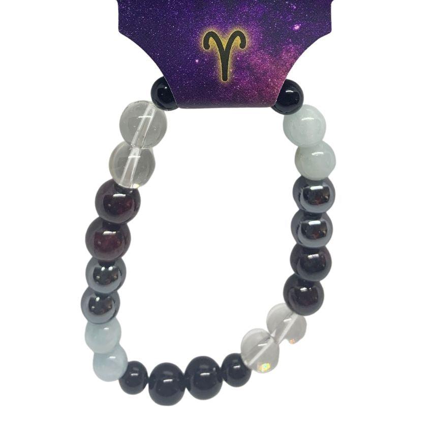 Aries | Crystal Healing Bracelet for Zodiac Energy
