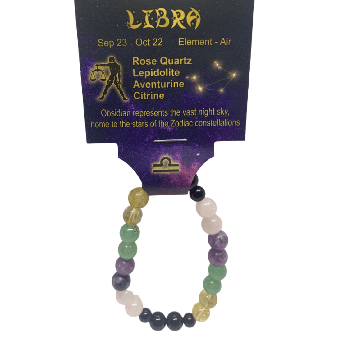 Libra | Crystal Healing Bracelet For Zodiac Energy