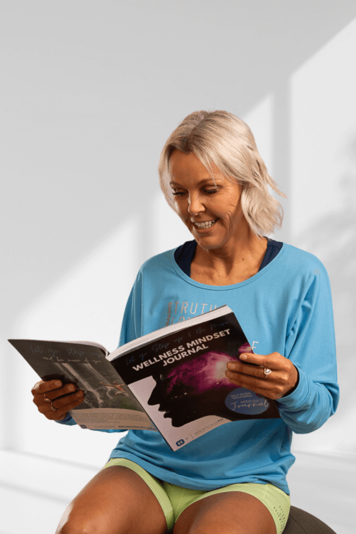 Speaking | Pale blue long sleeve activewear top