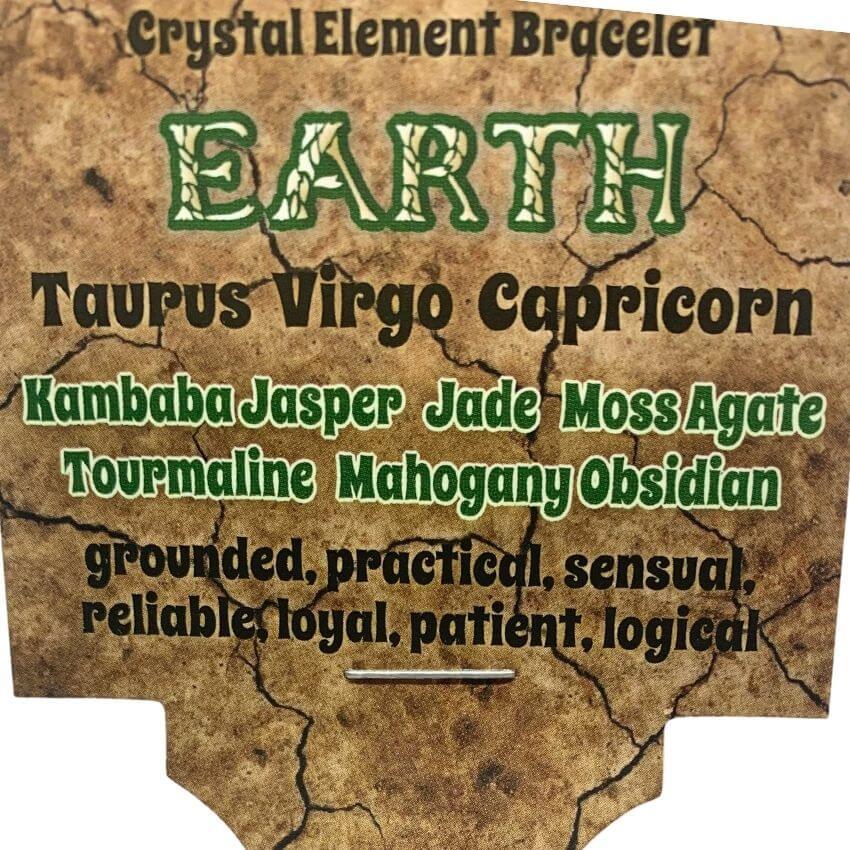Earth | Crystal Healing Bracelet for Growth