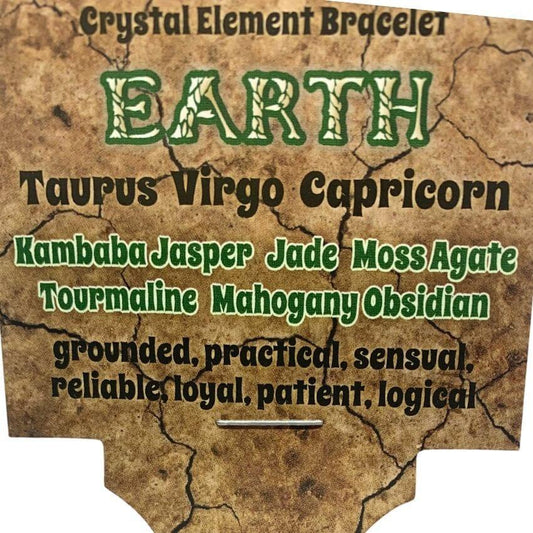 Earth | Crystal Healing Bracelet for Growth