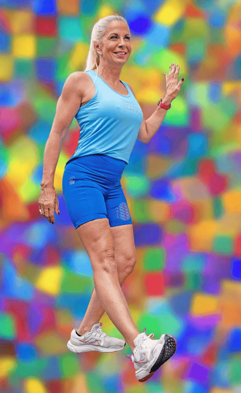 Creation Hot pants | Ocean Blue Activewear Shorts For Women