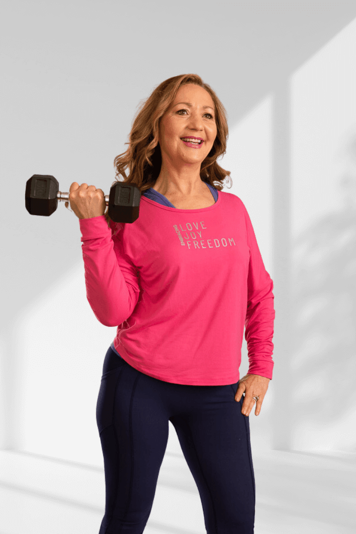 Pink activewear top clearance