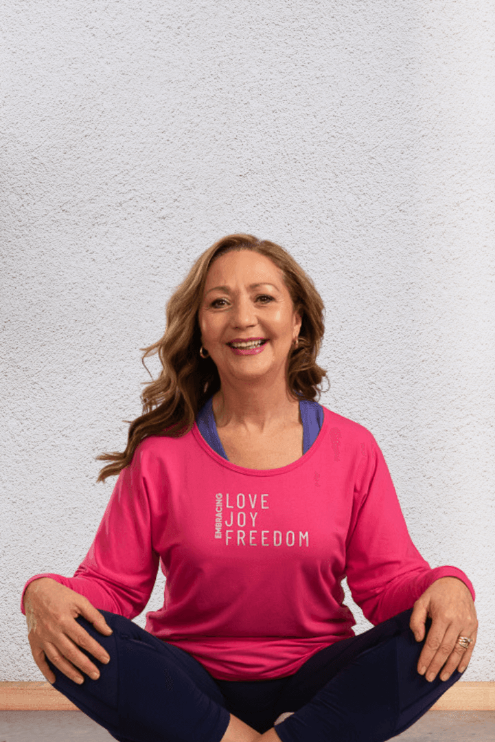 Embracing | Pink long sleeve activewear top for women