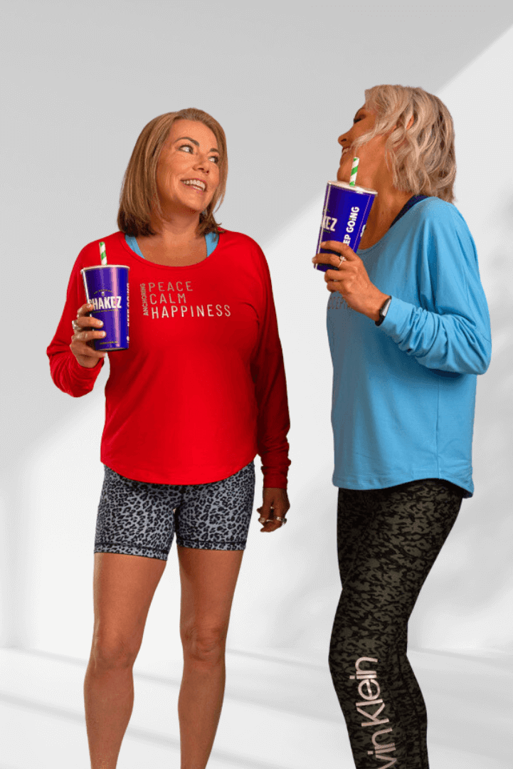 Anchoring | Red long sleeve activewear top for women