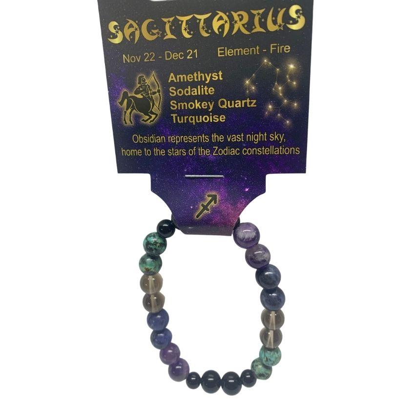 Sagittarius | Crystal Healing Bracelet for Zodiac Energy
