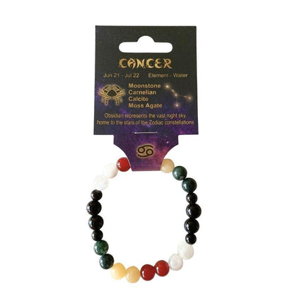 Cancer | Crystal Healing Bracelet for Zoadic Energy