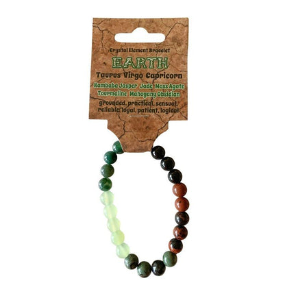 Earth | Crystal Healing Bracelet for Growth