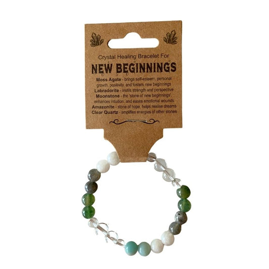 New Beginnings | Crystal Healing Bracelet