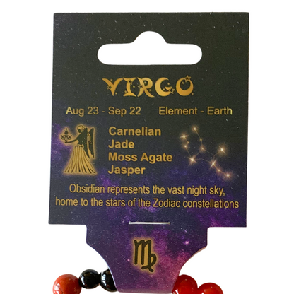 Virgo | Crystal Healing Bracelet for Zodiac Energy