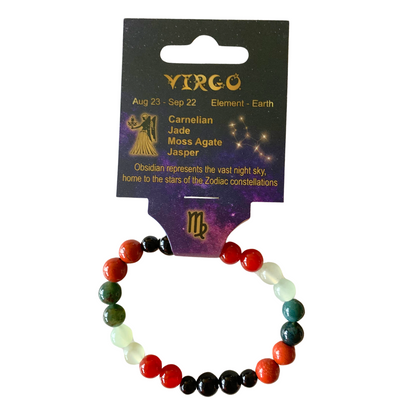 Virgo | Crystal Healing Bracelet for Zodiac Energy