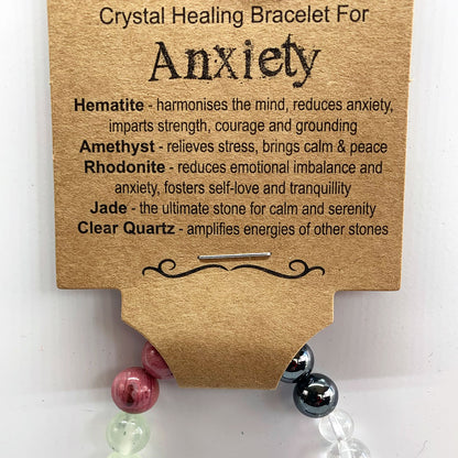Anxiety | Crystal Healing Bracelet