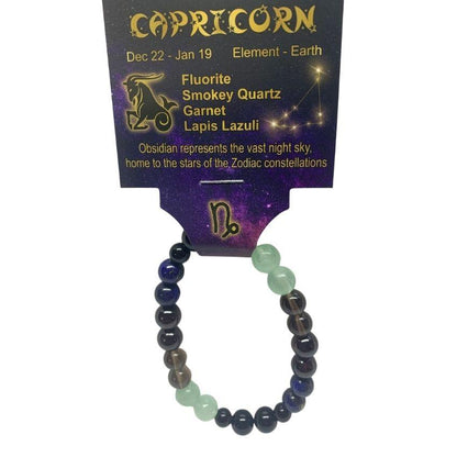 Capricorn | Crystal Healing Bracelet for Zoadic Energy