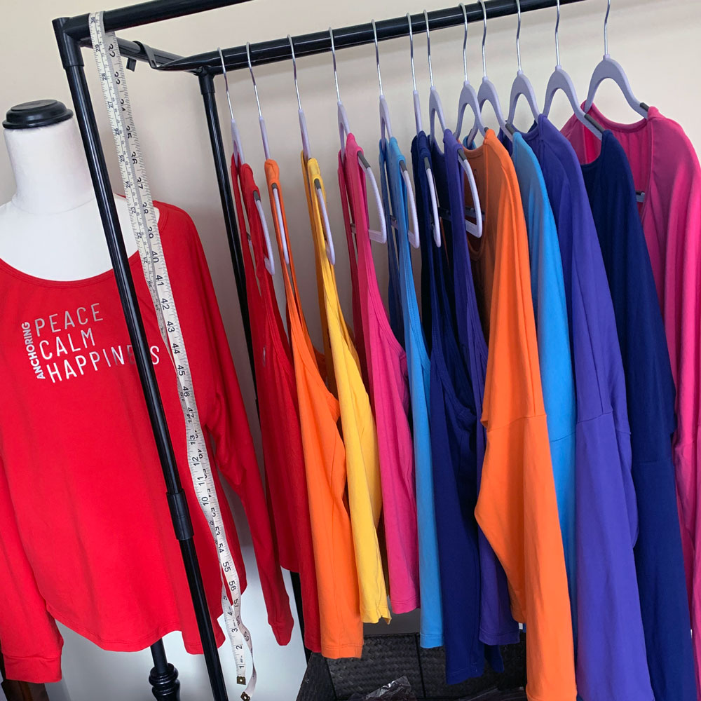 Create | Orange sleeveless racerback activewear top