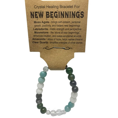 New Beginnings | Crystal Healing Bracelet