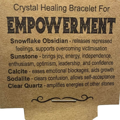 Empowerment | Crystal Healing Bracelet