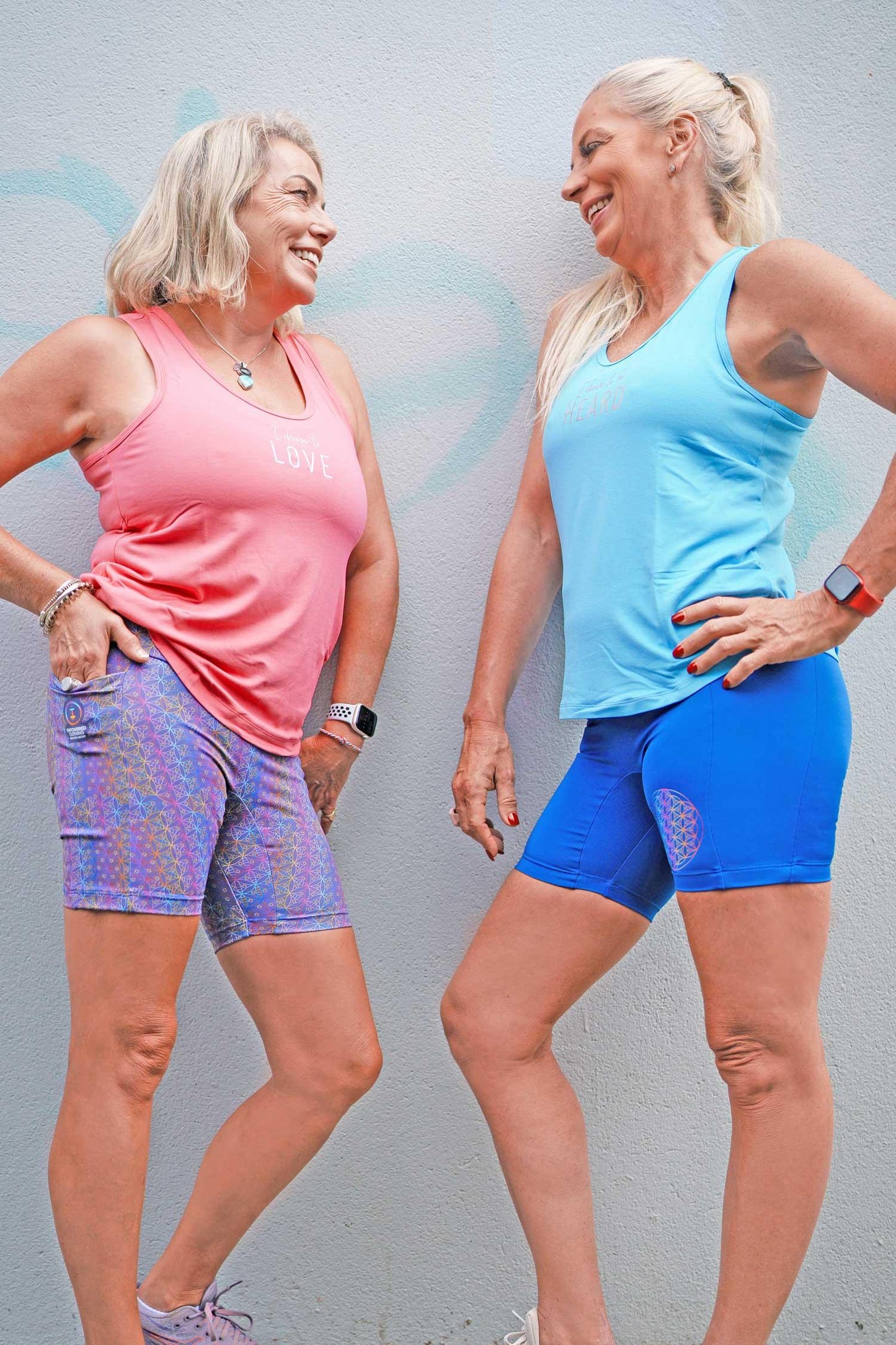 Creation Hot pants | Ocean Blue Activewear Shorts For Women