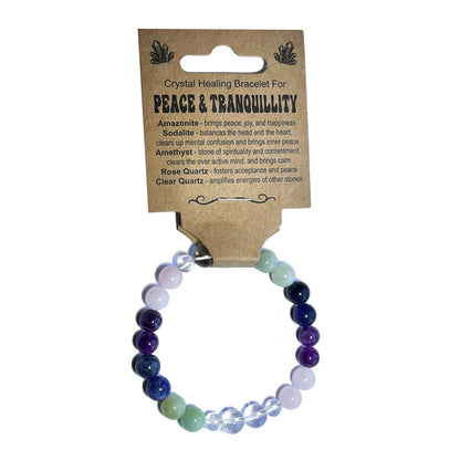 Peace & Tranquility | Crystal Healing Bracelet