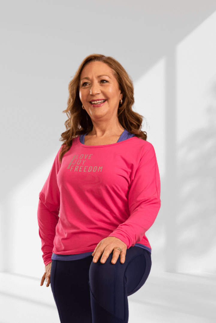Embracing | Pink long sleeve activewear top