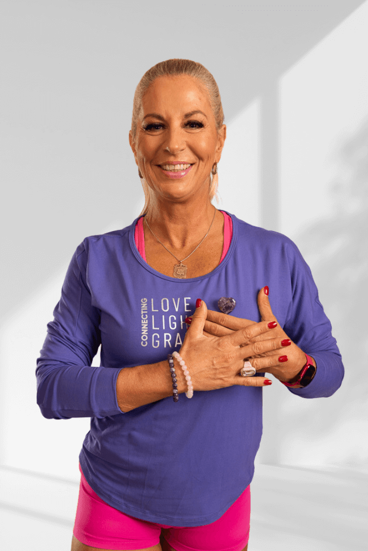 Connecting Purple long sleeve activewear top