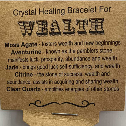 Wealth | Crystal Healing Bracelet